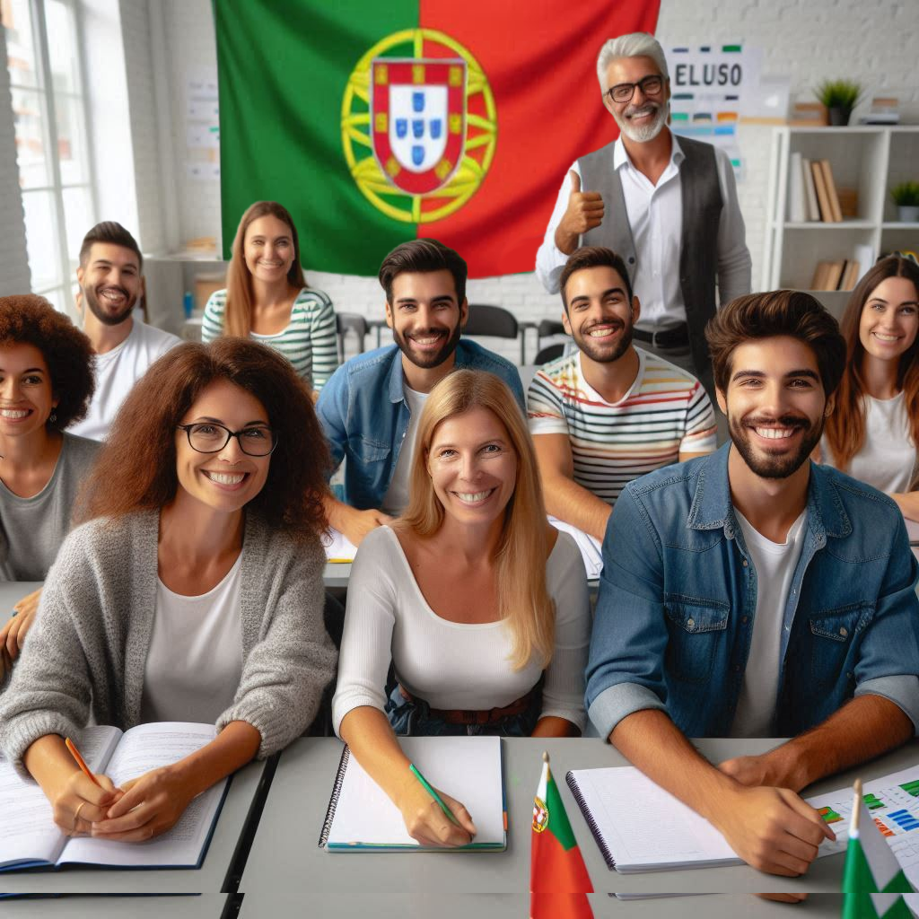 Adult learning Portuguese classes